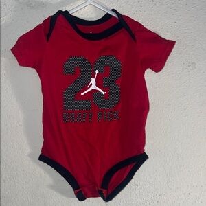 Red and Black Kids Bodysuit